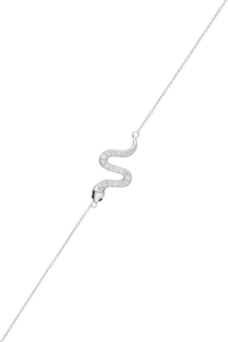 Pulsera Matadi - Oro blanco, diamantes y zafiros