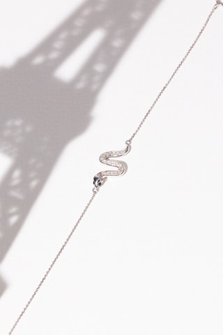 Pulsera Matadi - Oro blanco, diamantes y zafiros