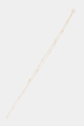 Pulsera Ligne de Vie - Oro amarillo y diamantes
