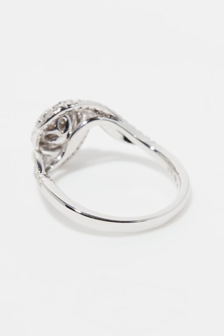 Anillo Je dis Oui! - Oro blanco y diamantes