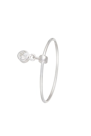 Anillo Binja -  Oro blanco y diamante