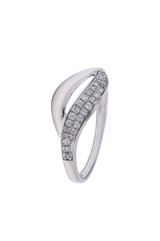 Anillo Evora - Oro blanco y diamantes