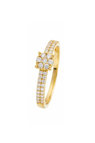 Anillo - Oro amarillo y diamantes