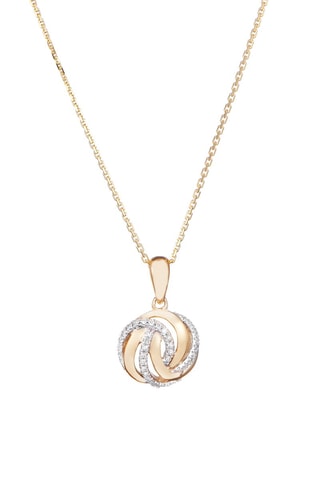 Colgante Golden Eye - Oro amarillo y diamante