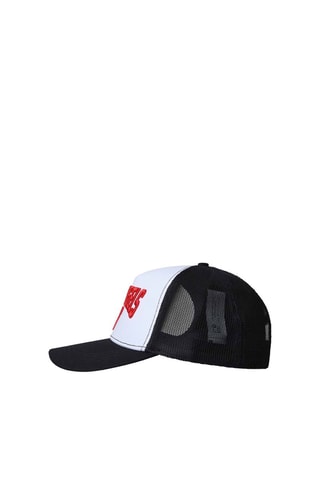 Casquette - Noir et rouge