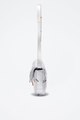 Sac bandoulière en cuir d’ovin - Argenté