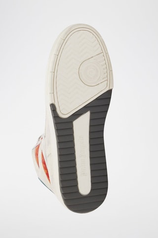 Baskets montantes en cuir - Blanc
