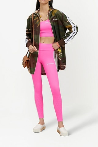 Legging taille haute - Fuchsia et blanc