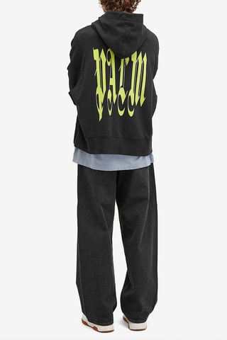 Sweater met Capuchon Loose Fit - Zwart
