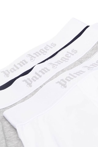 3 Boxers - Zwart, grijs en wit