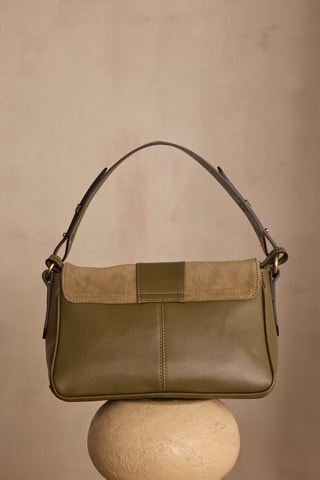 Bolso de piel - Caqui