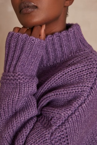 Jersey de lana - Violeta