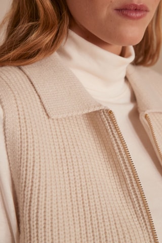Chaleco de lana - Beige
