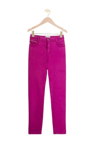 Pantalón slim fit - Fucsia