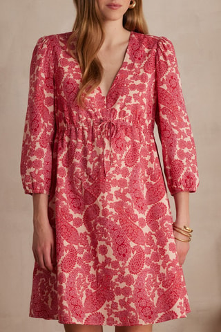 Vestido recto - Fucsia
