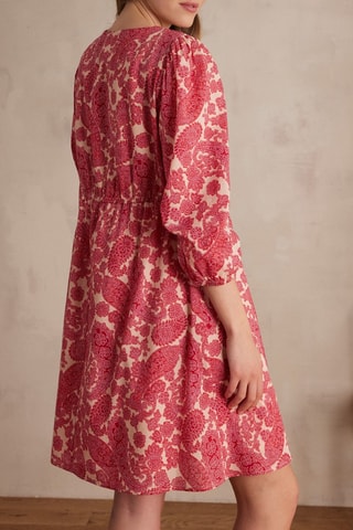 Vestido recto - Fucsia