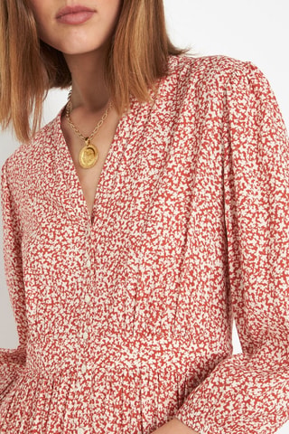 Vestido camisero - Rojo