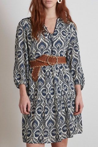 Vestido recto - Azul marino
