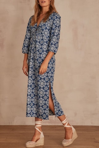 Vestido midi - Azul
