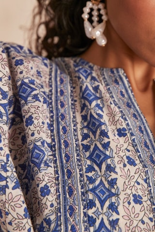 Vestido recto - Azul rey