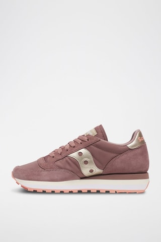 Zapatillas de piel Jazz Triple - Marrón