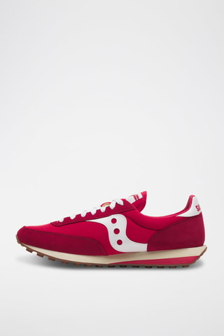 Zapatillas de nobuk Trainer 80 - Rojo y blanco