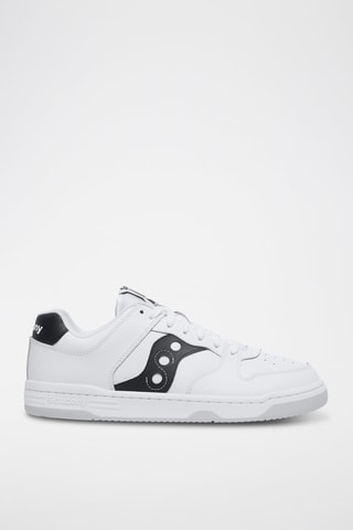 Zapatillas de piel Hawk - Blanco y negro