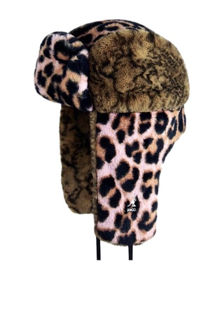 Chapka Wild Fur Trapper - Rose et marron