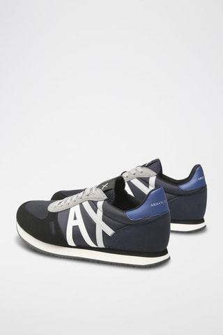 Sneakers - Bleu marine et noir