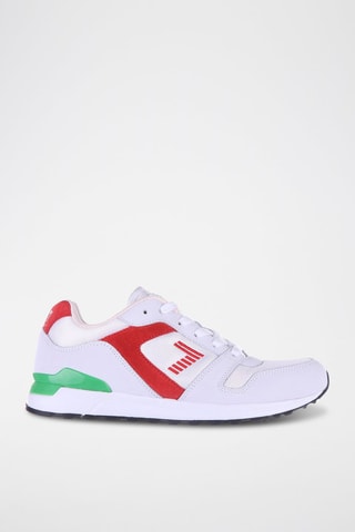 Baskets en nubuck - Blanc