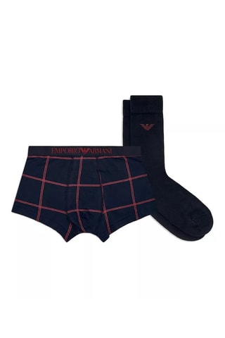 Boxer et chaussettes - Bleu marine