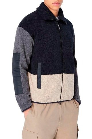Pull Noir et beige