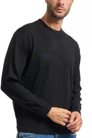 Pull en laine vierge - Noir