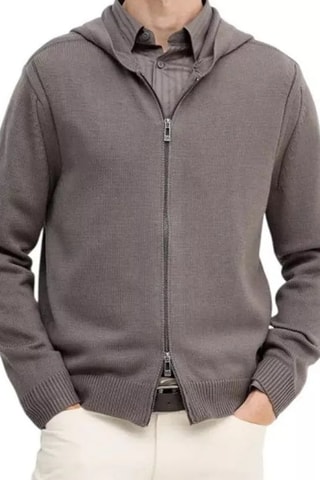 Gilet en laine vierge - Gris foncé