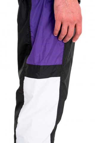Pantalon de survêtement Colour Block Track - Noir et violet
