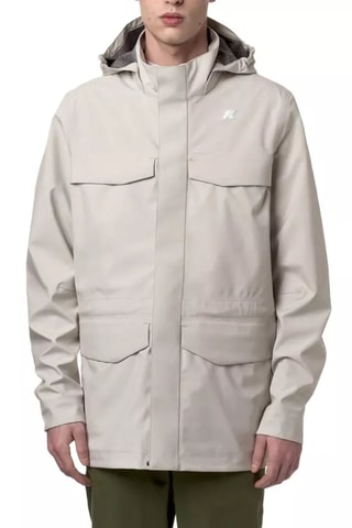 Parka à capuche Manphy Bonded Jersey - Beige