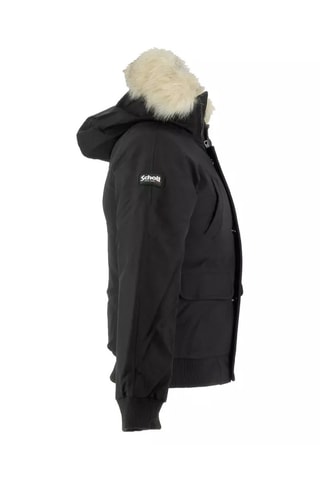Parka court à capuche - Noir