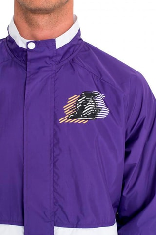 Veste coupe-vent NBA Colour Block Track Los Angeles Lakers - Violet