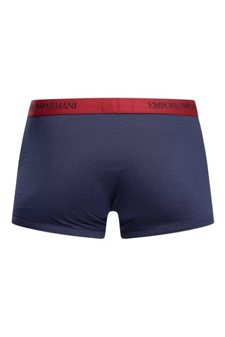 3 boxers - Bleu marine et bordeaux