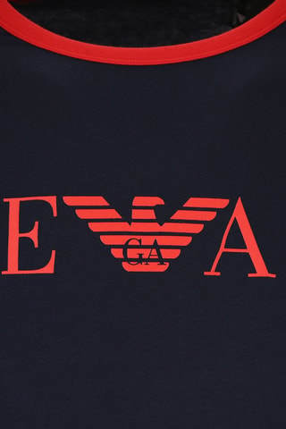 T-shirt - Bleu marine et rouge