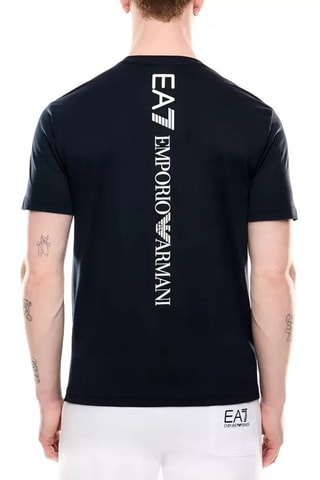 T-shirt - Bleu marine et blanc