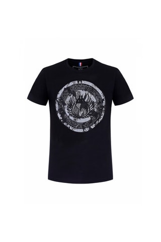 T-shirt Derby Noir et argenté