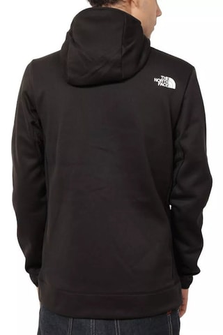 Sweat polaire à capuche - Noir et blanc