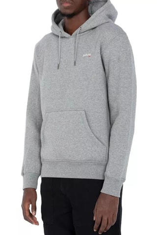 Sweat à capuche - Gris clair chiné