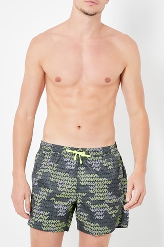 Short de bain  - Kaki et anis