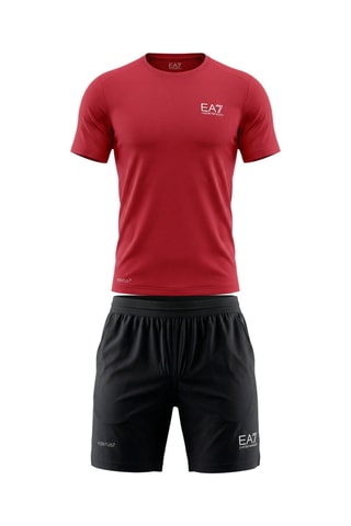 T-shirt et short - Rouge et noir