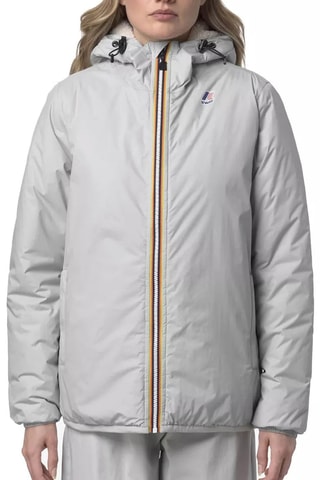 Blouson de marche à capuche - Gris clair