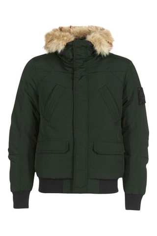 Bomber à capuche - Kaki