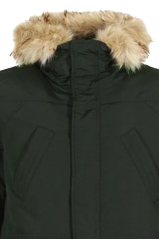 Bomber à capuche - Kaki