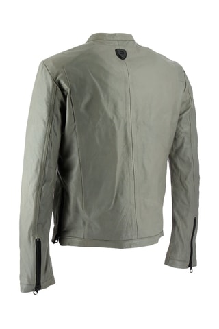 Veste en cuir de mouton - Vert